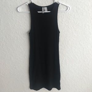 Black cotton dress